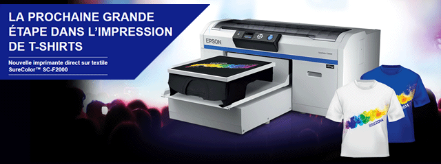 Imprimante direct sur textile epson surecolor sc-f2000 algerie - imprimantes arts graphiques grand format lfp
