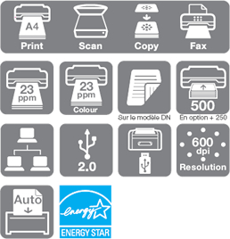 CX29 imprimante laser couleur fax EPSON